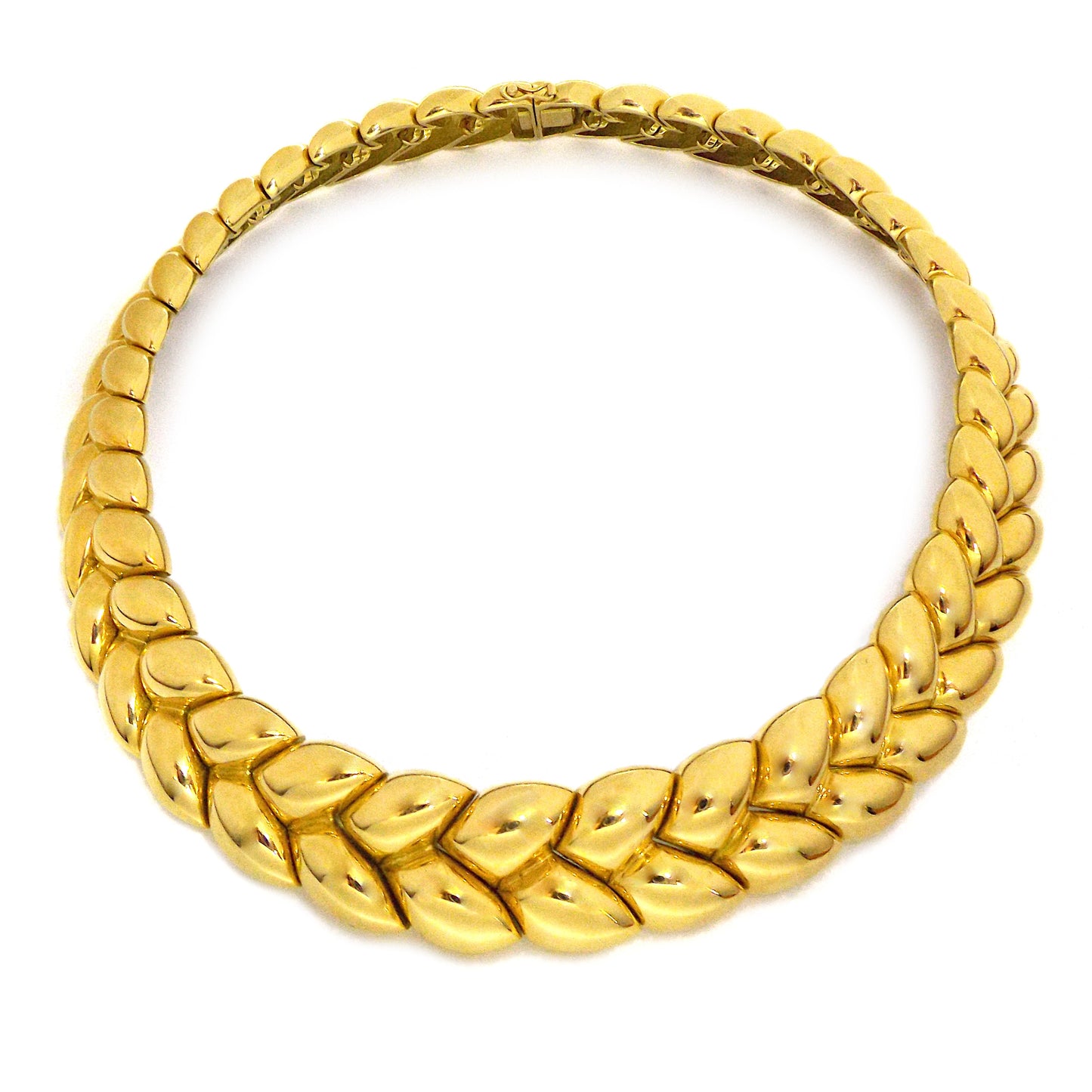 Van Cleef & Arpels 18K Yellow Gold Collar Necklace