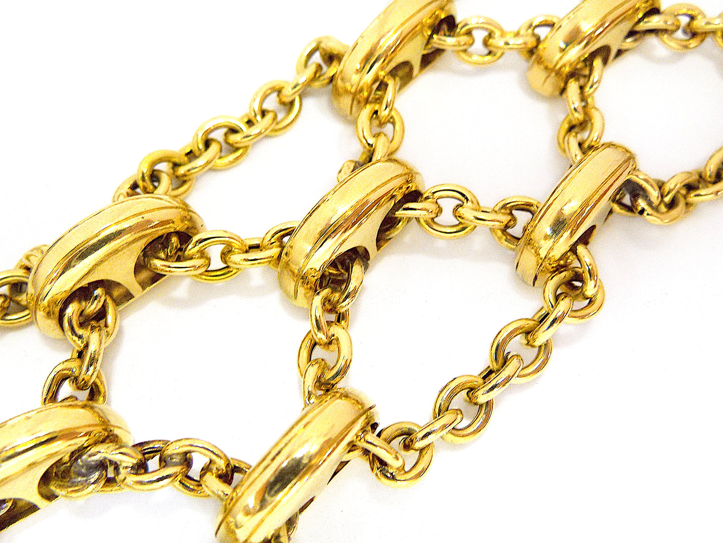 Van Cleef & Arpels 18K Yellow Gold Diamond Bracelets