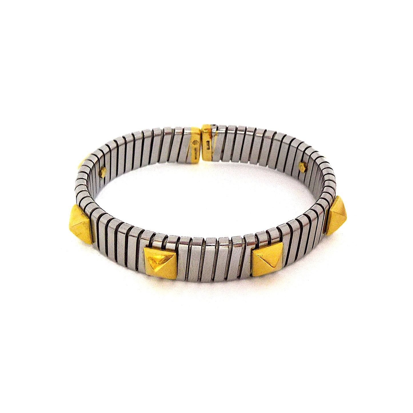 Bulgari Tubogas Bracelet Steel and Gold