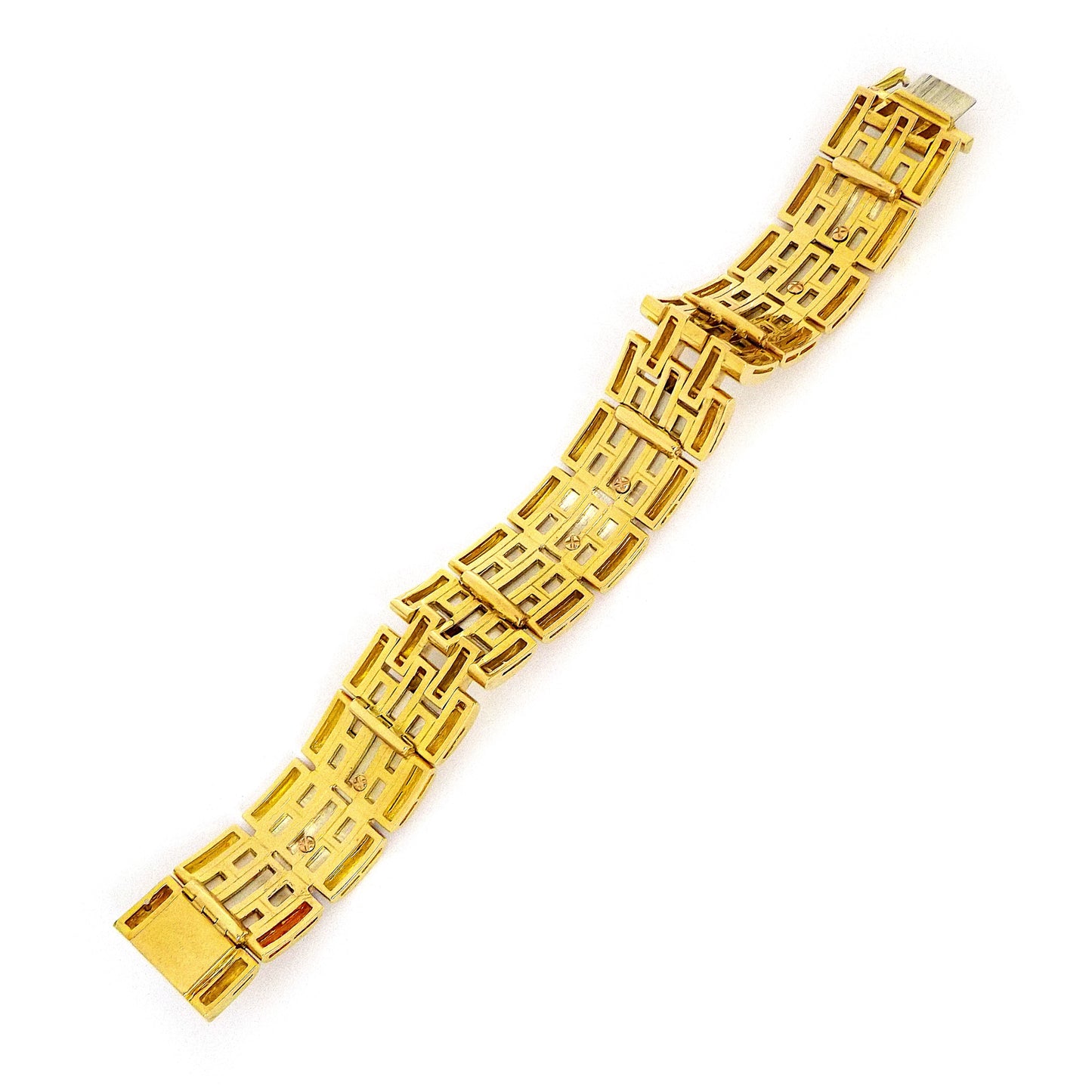 CARTIER BI-COLORED GOLD 'PANTHÈRE DE CARTIER' BRACELET