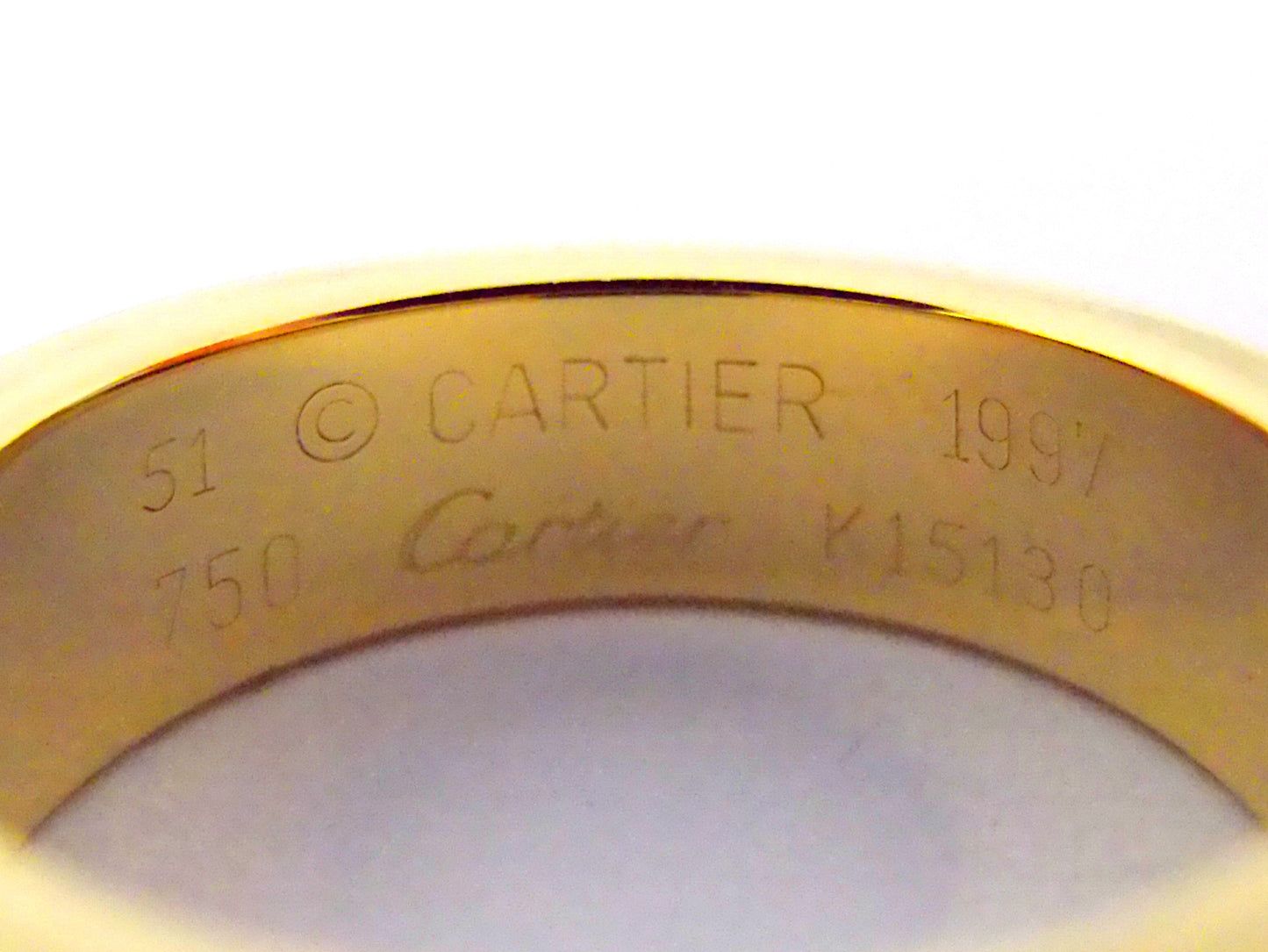 Set of Vintage Cartier 18K Yellow Gold Peridot Citrine 'Tank' Rings