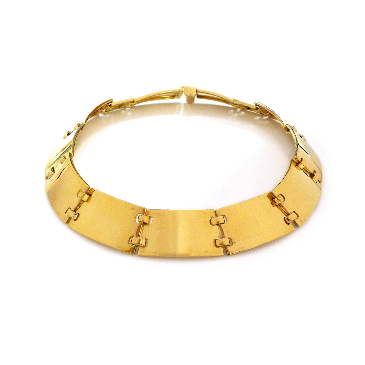 Hermes 18K Yellow Gold Choker Necklace, Circa 1980