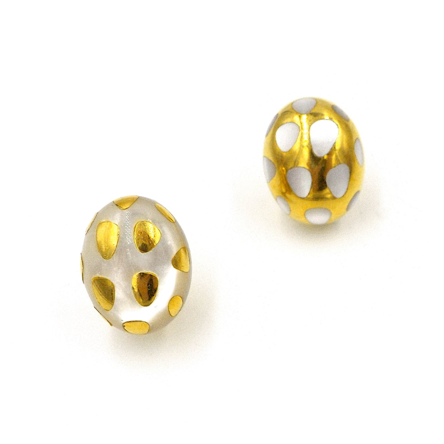 Tiffany & Co Angela Cummings Gold Mother-of-Pearl Bracelet Earrings Set