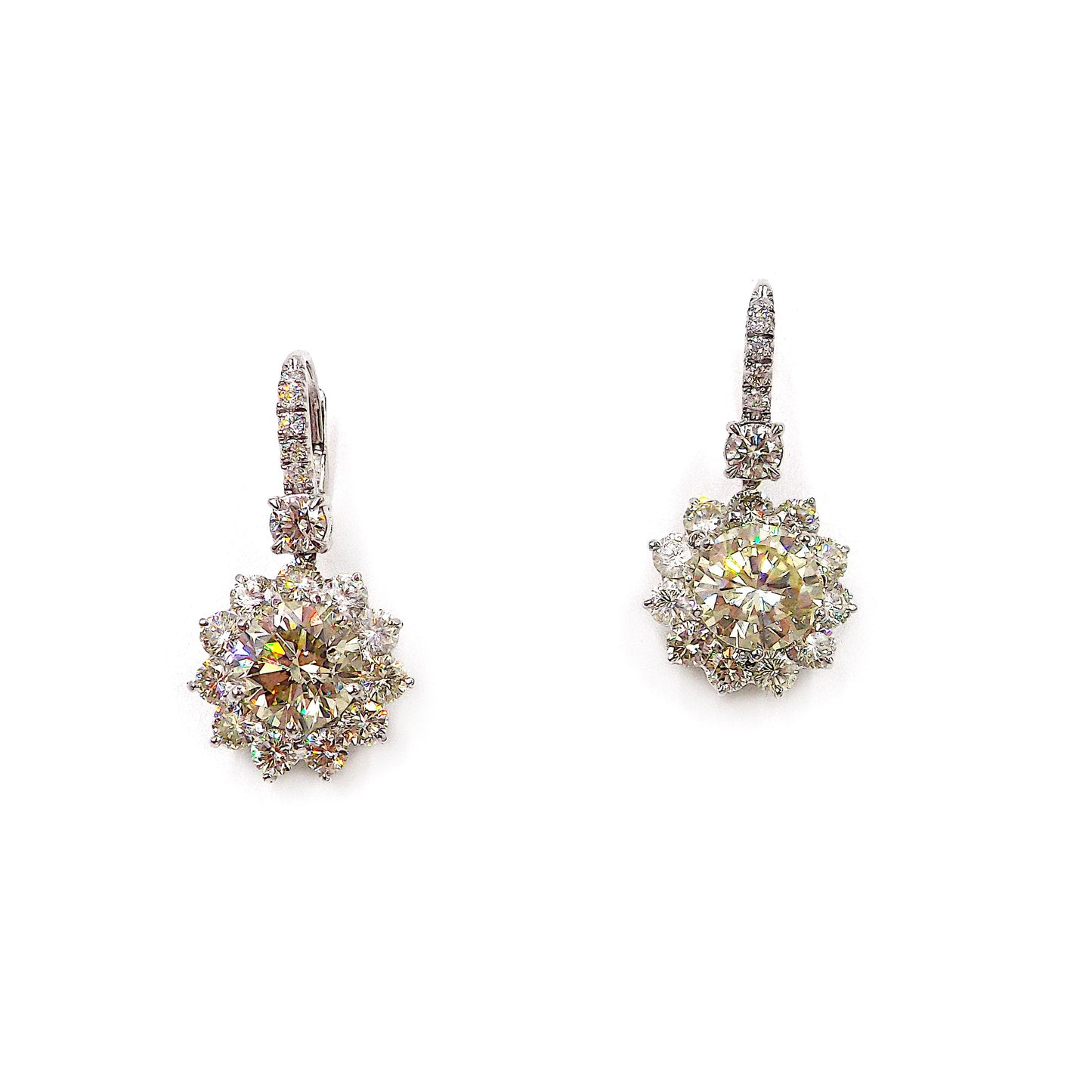 Platinum Diamond Earrings