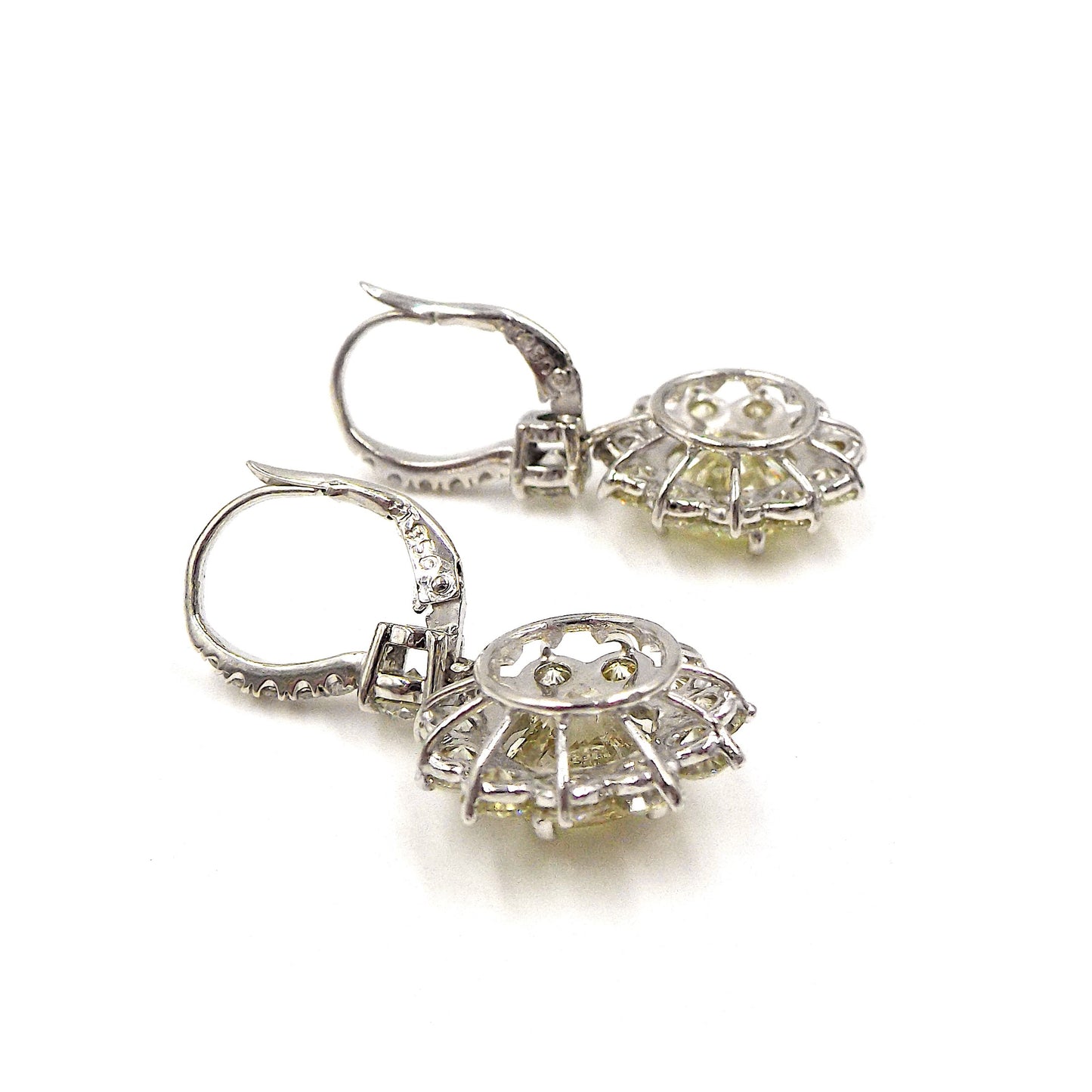 Platinum Diamond Earrings