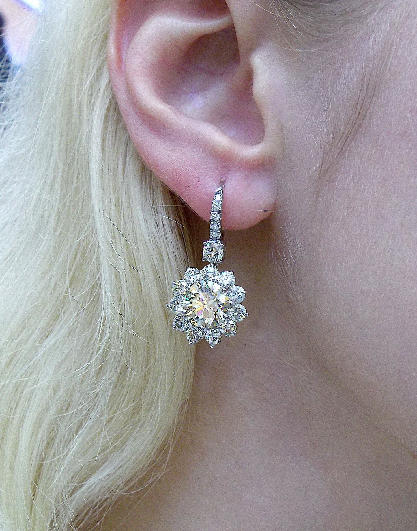 Platinum Diamond Earrings