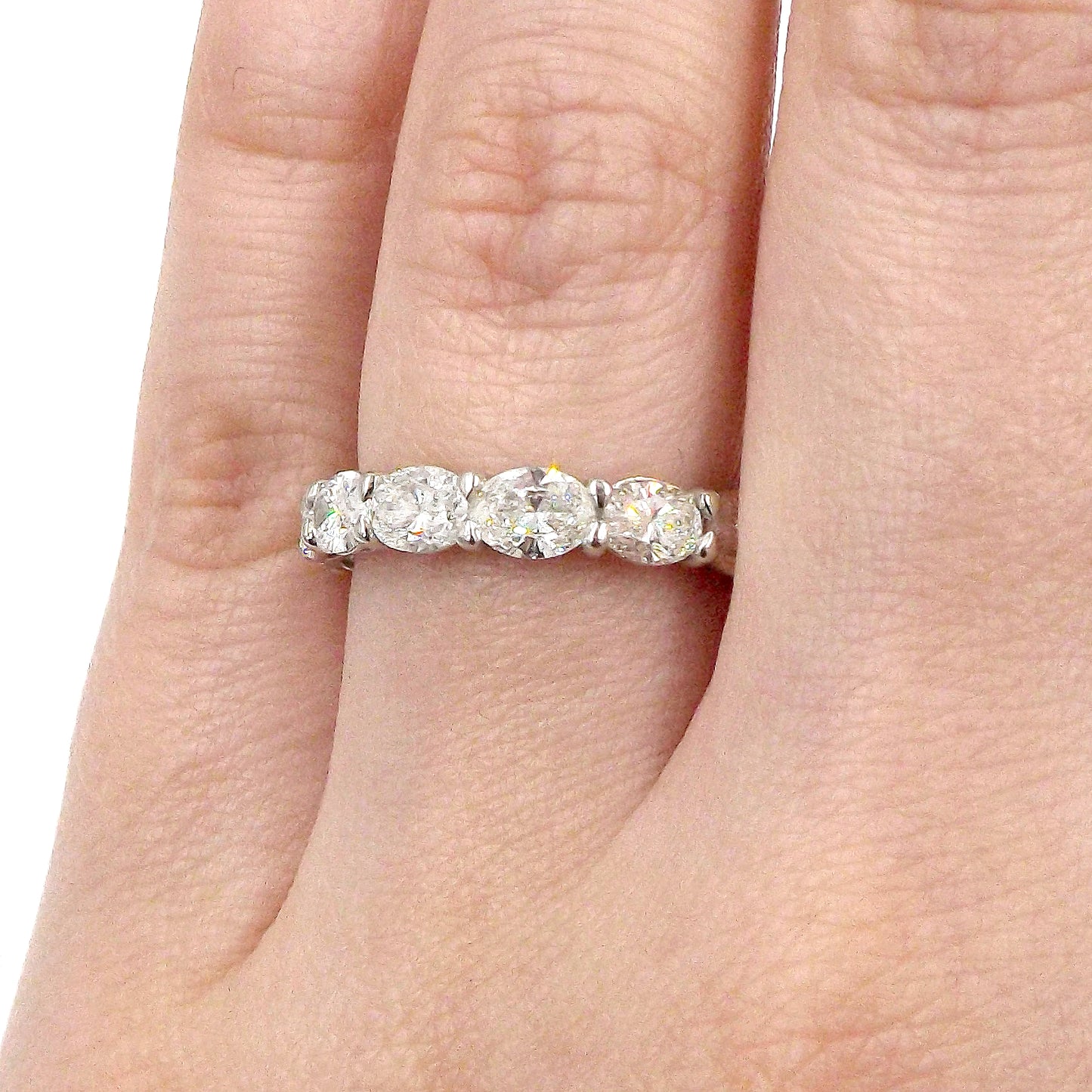 Platinum Diamond Eternity Band Wedding Ring