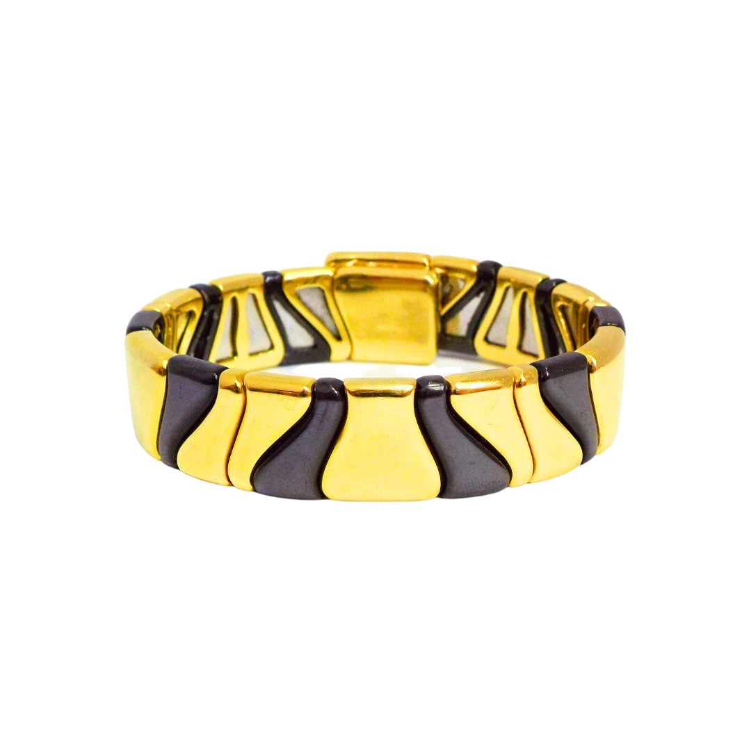 Marina B 18K Gold Black 'Kar' Bracelet