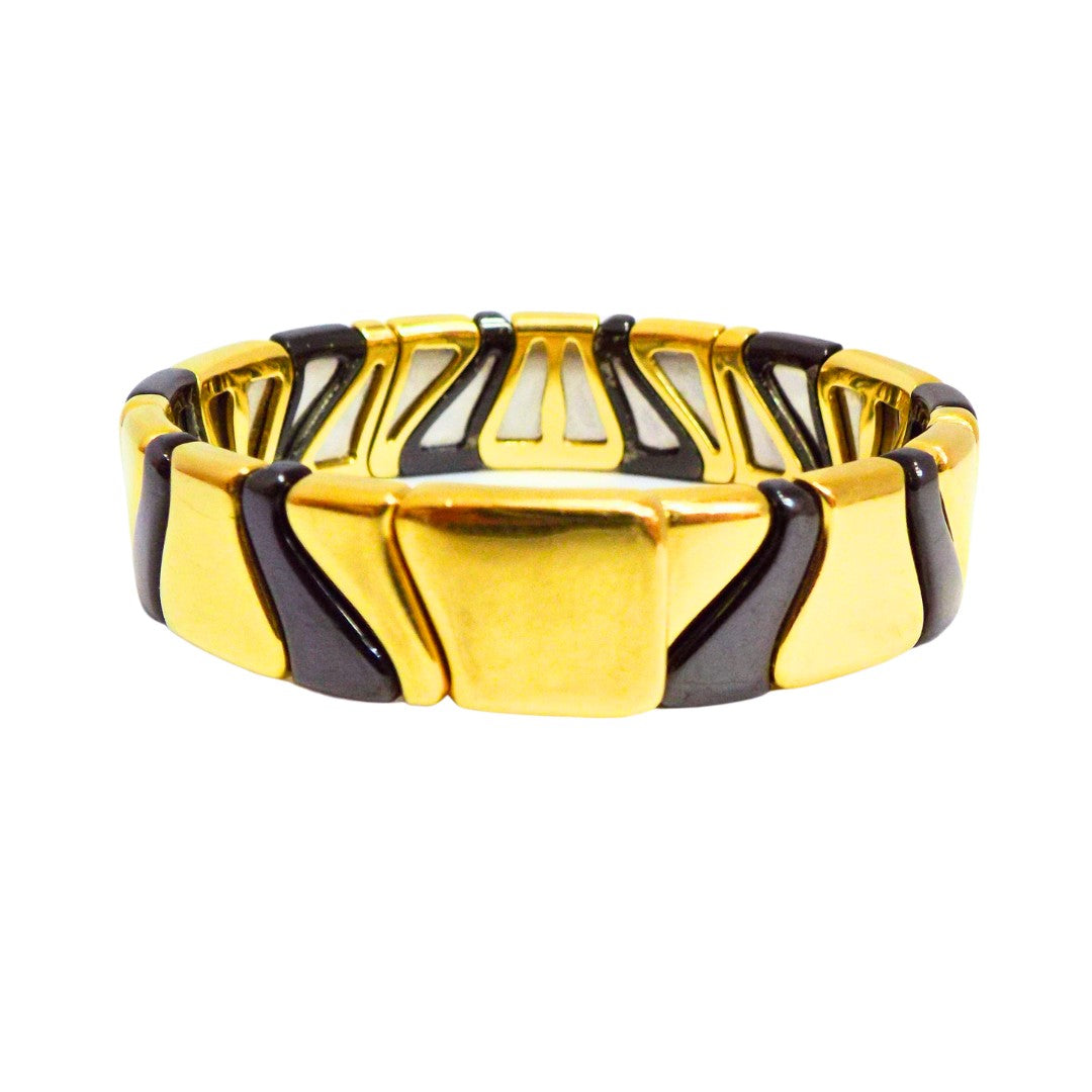 Marina B 18K Gold Black 'Kar' Bracelet