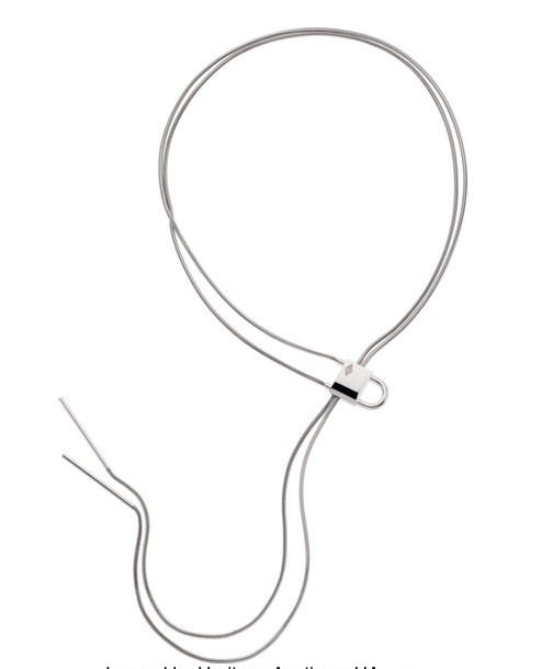 Van Cleef & Arpels 18K 'Cadenas' White Gold Necklace